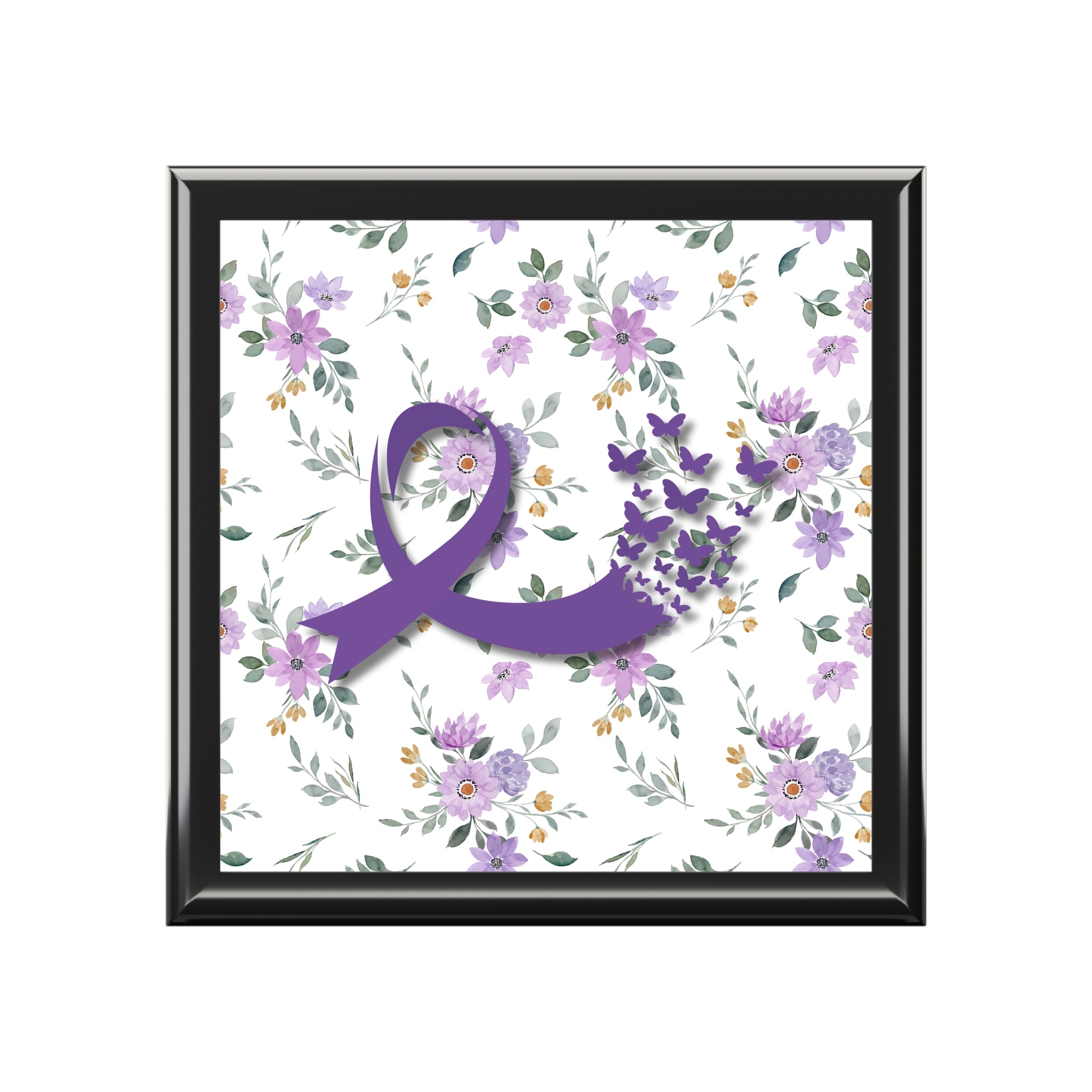 Purple Ribbon & Butterfly Jewelry Box - Decor, Bedroom, Jewelry Boxes - EpiAl's Shop