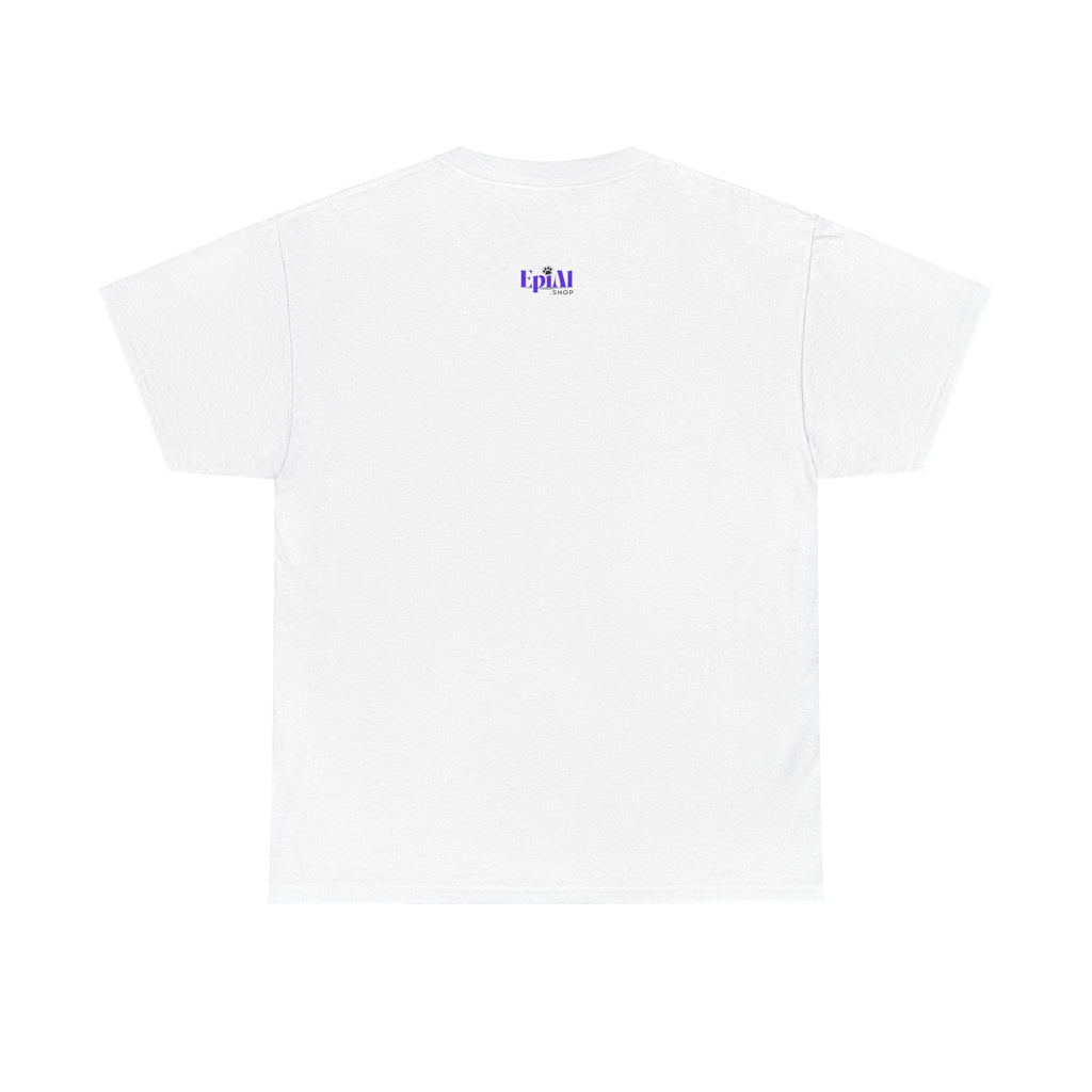 Purple Ribbon Epilepsy Awareness Unisex Heavy Cotton Tee - T-Shirt - EpiAl's Shop