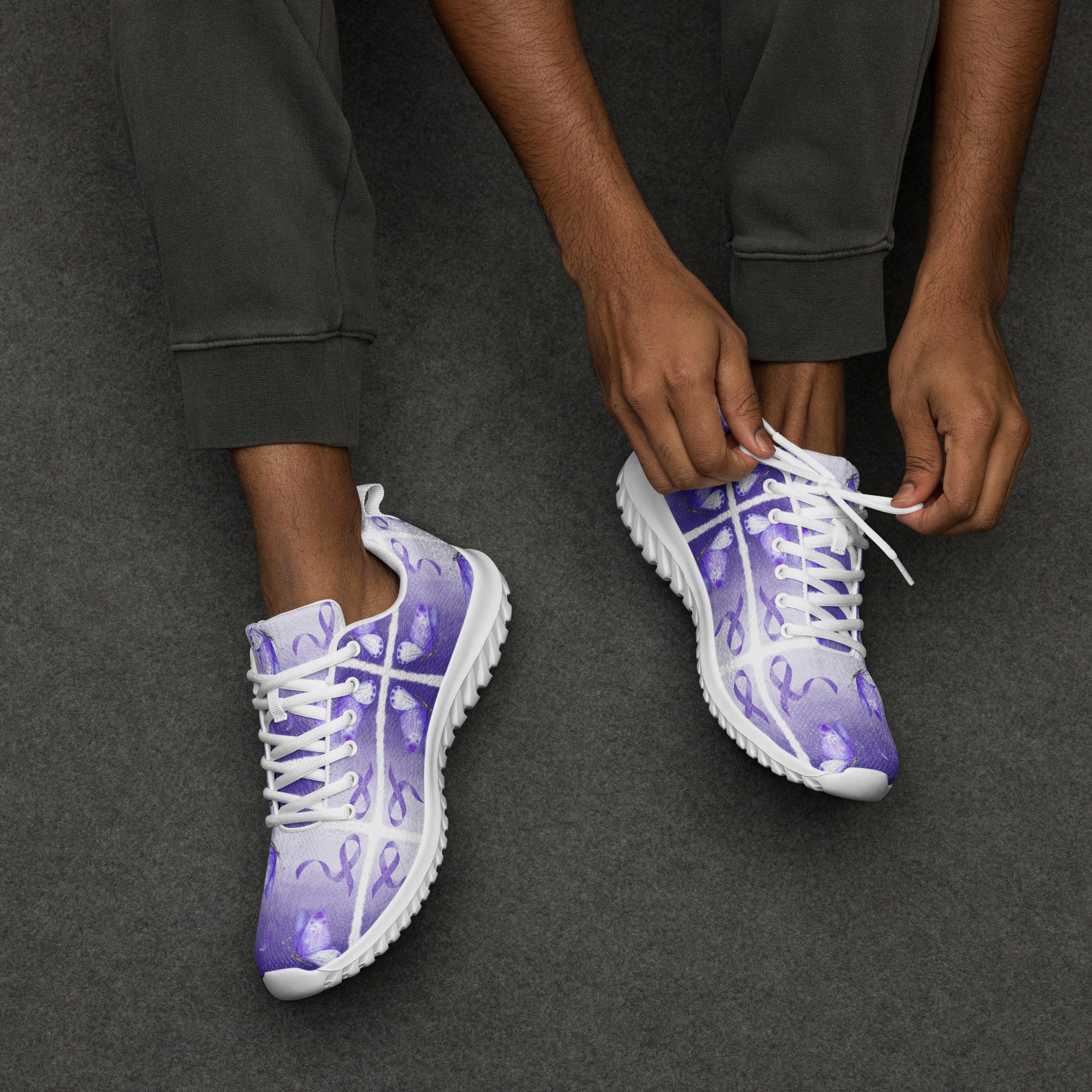 Purple Ribbon Men’s Athletic Shoes - Shoes & Sneakers - EpiAl's Shop