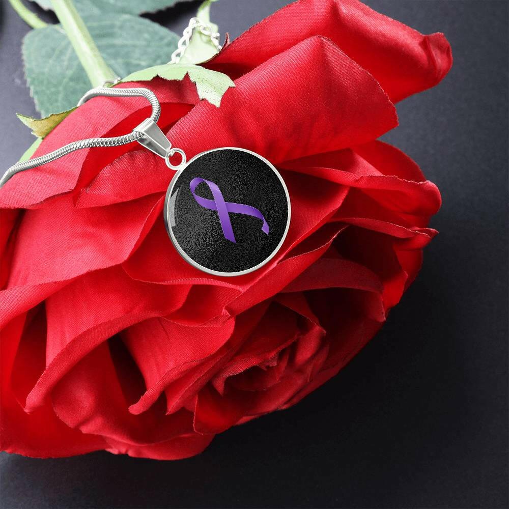 Purple Ribbon Necklace - EpiAl's Shop
