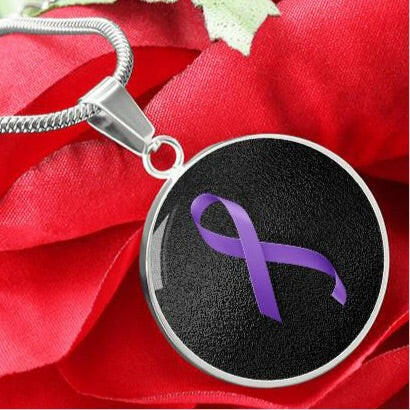 Purple Ribbon Necklace - EpiAl's Shop