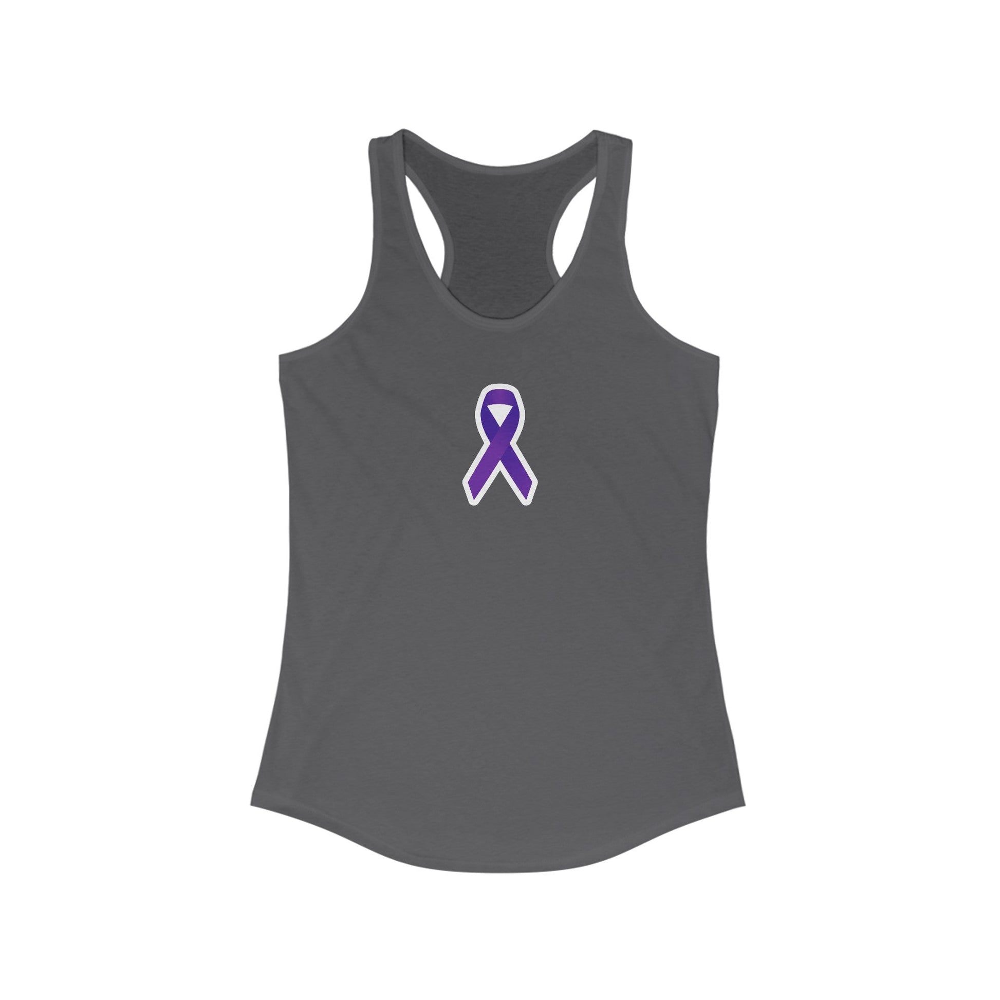 Purple Ribbon Women's Ideal Racerback Tank - Tank Top - Epileptic Al’s Shop