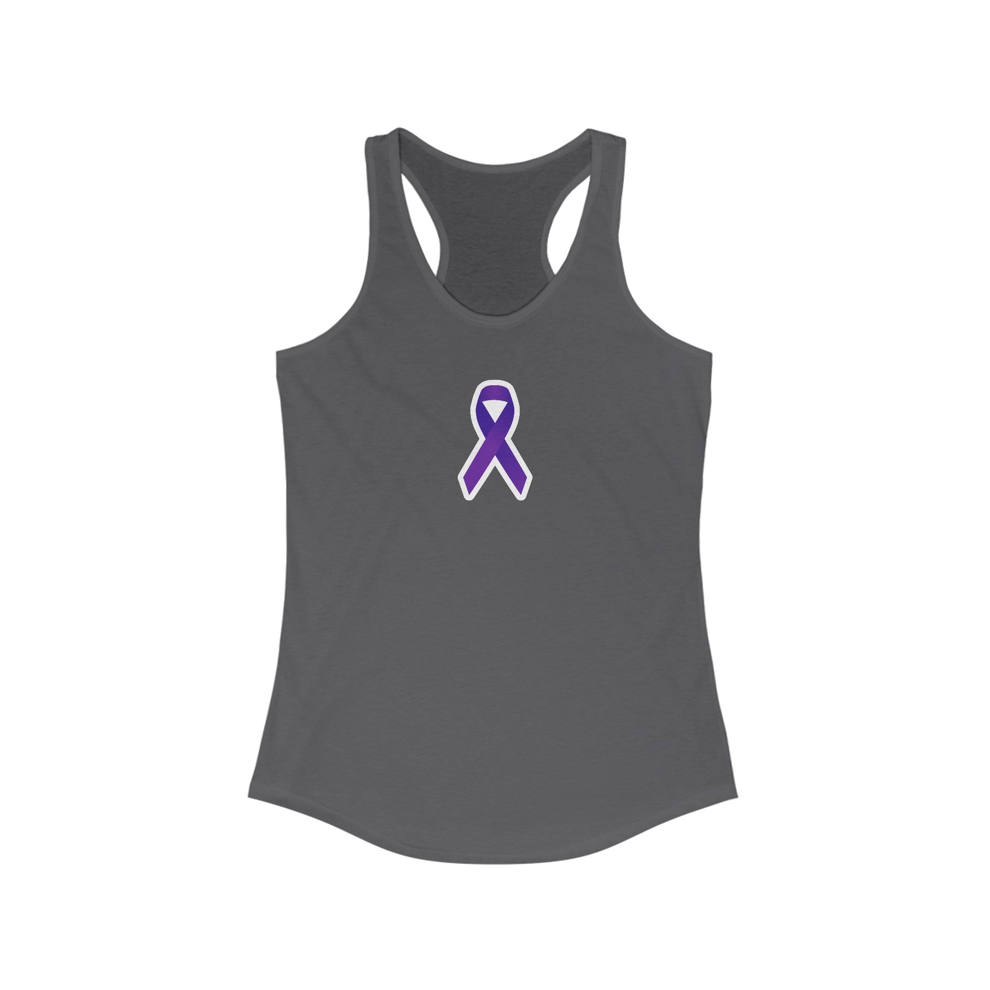 Purple Ribbon Women's Ideal Racerback Tank - Tank Top - Epileptic Al’s Shop