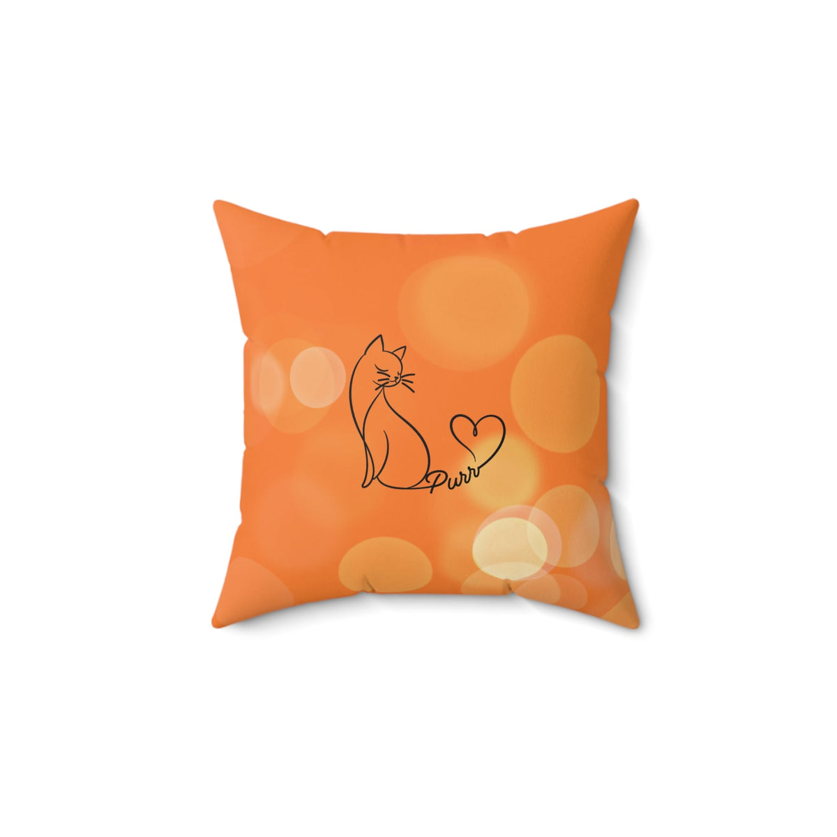 Purr Line Art Cat Throw Pillow | Minimal Cat Lover Accent Pillow - Decor, Pillows, Throw - EpiAl's Shop