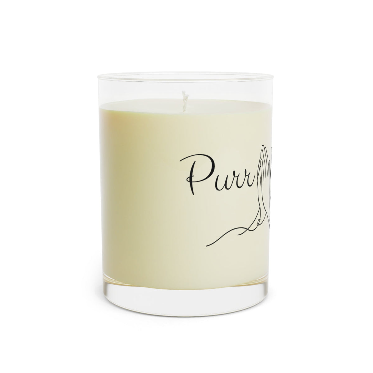 Purr & Pray Line Art Scented Candle - Decor, Candles, Scented - EpiAl's Shop
