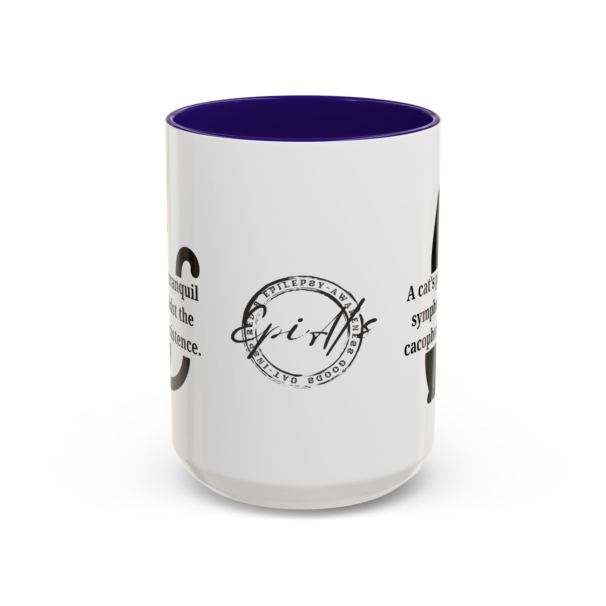 Purr Prose: Cacophony of Life Colorful Mugs (11oz, 15oz) - Drinkware, Coffee Mugs - EpiAl's Shop