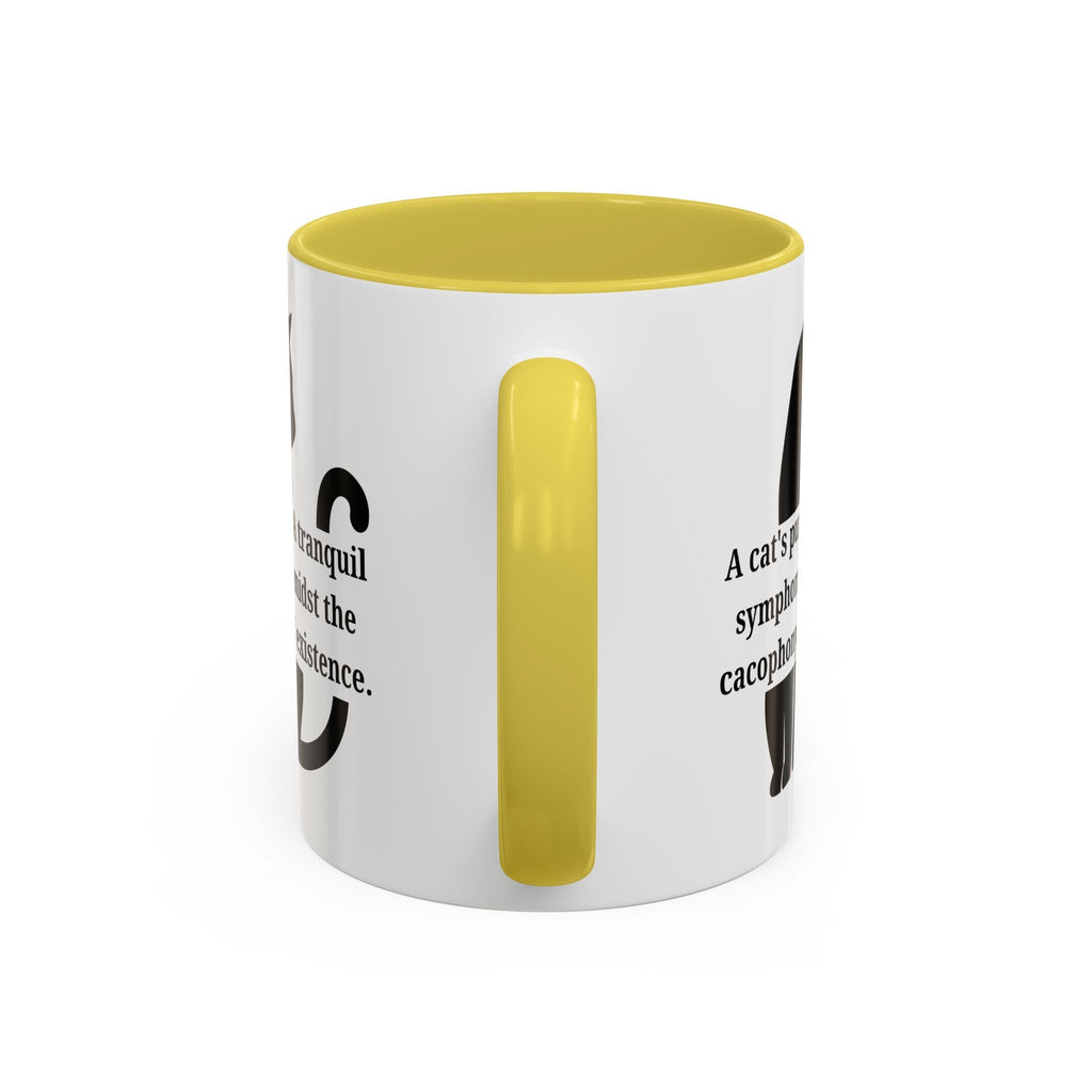 Purr Prose: Cacophony of Life Colorful Mugs (11oz, 15oz) - Drinkware, Coffee Mugs - EpiAl's Shop