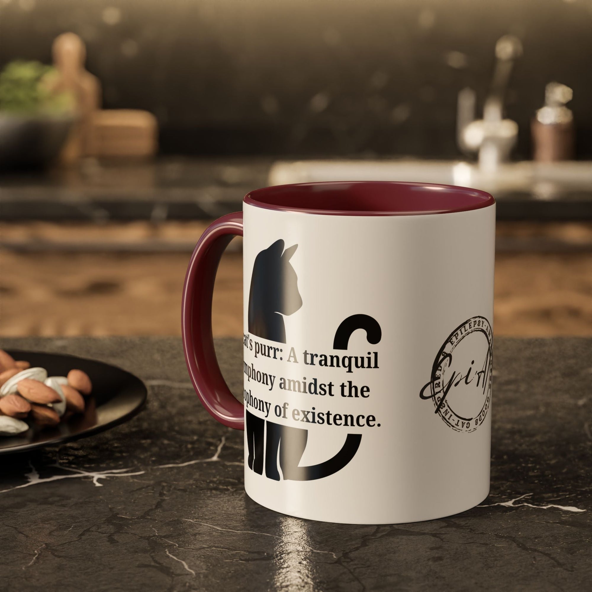 Purr Prose: Cacophony of Life Colorful Mugs (11oz, 15oz) - Drinkware, Coffee Mugs - EpiAl's Shop