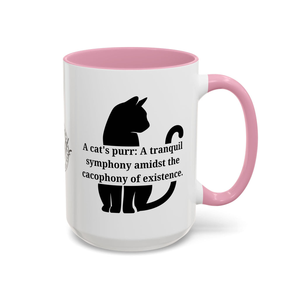 Purr Prose: Cacophony of Life Colorful Mugs (11oz, 15oz) - Drinkware, Coffee Mugs - EpiAl's Shop