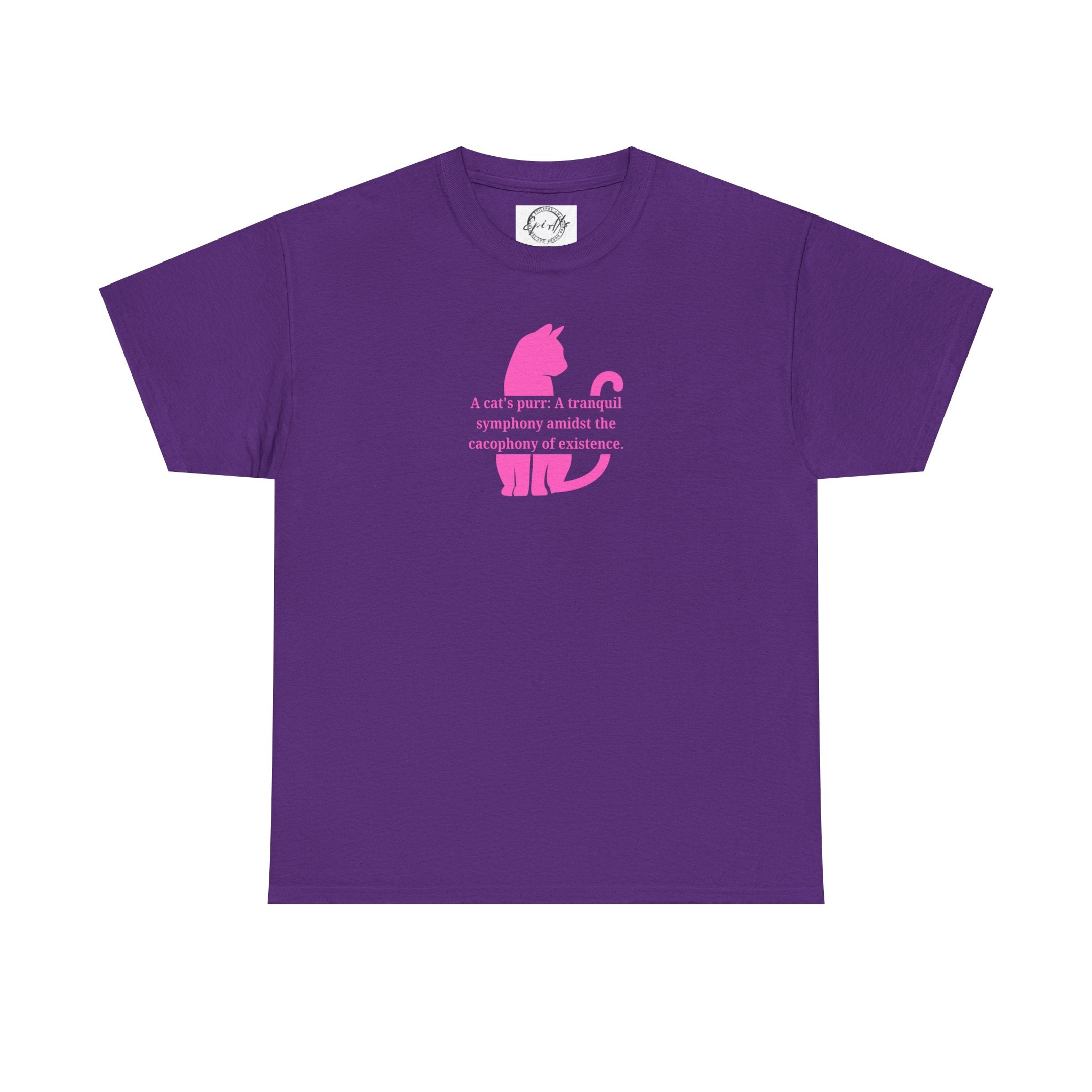 Purr Prose: Cacophony of Life Unisex Heavy Cotton Tee - Clothing, T-shirts - EpiAl's Shop
