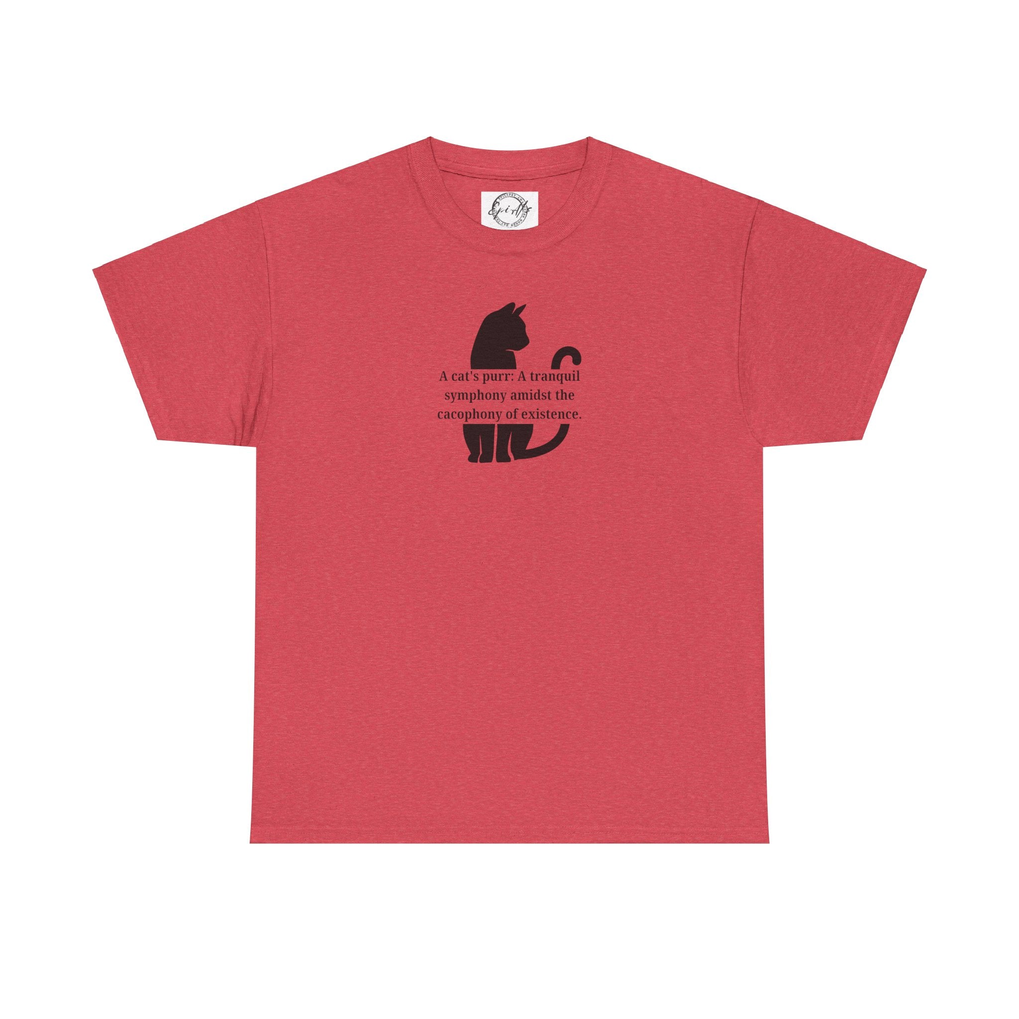 Purr Prose: Cacophony of Life Unisex Heavy Cotton Tee - Clothing, T-shirts - EpiAl's Shop