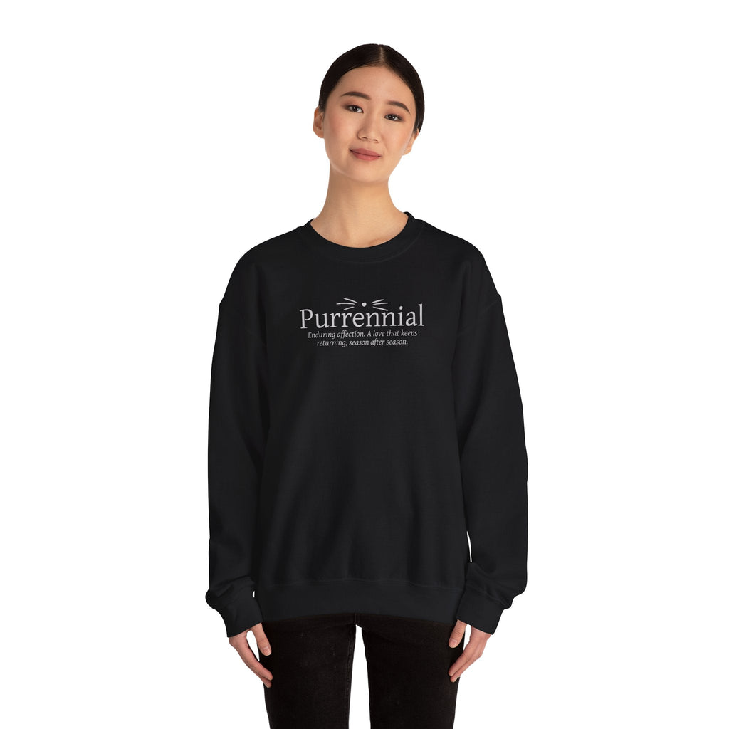 Purrennial Crewneck Sweatshirt - Clothing, Unisex, Sweatshirts - EpiAl's Shop