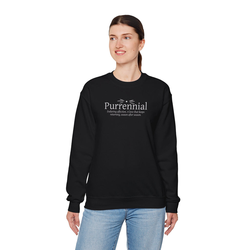 Purrennial Crewneck Sweatshirt - Clothing, Unisex, Sweatshirts - EpiAl's Shop