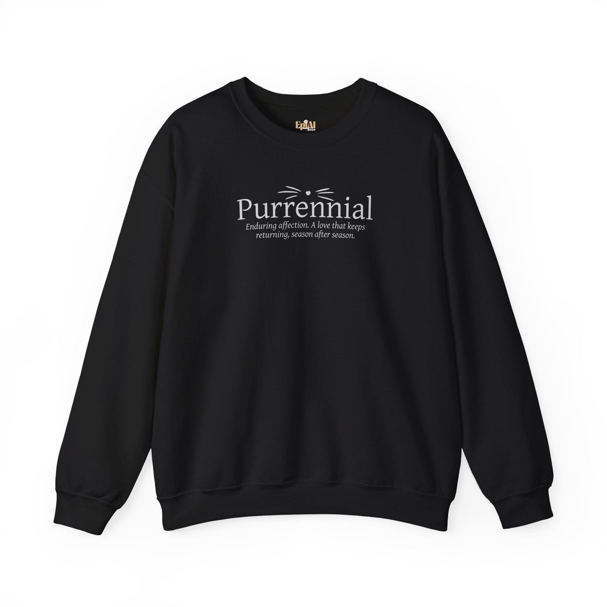 Purrennial Crewneck Sweatshirt - Clothing, Unisex, Sweatshirts - EpiAl's Shop