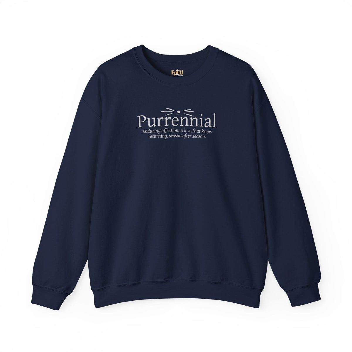 Purrennial Crewneck Sweatshirt - Clothing, Unisex, Sweatshirts - EpiAl's Shop