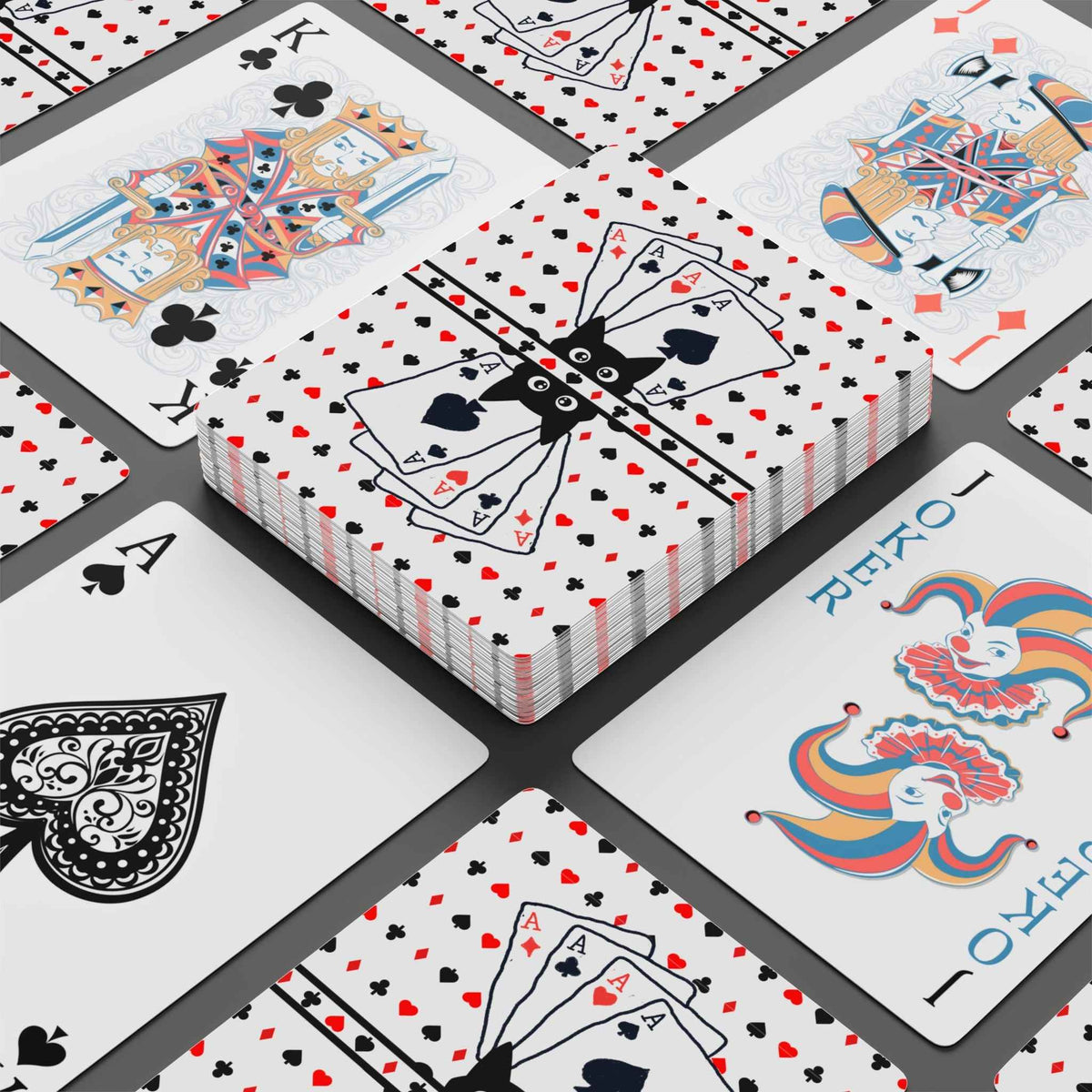 “Purrfect Aces” Cat Poker Playing Cards - Toys & Games, Playing Cards - EpiAl's Shop