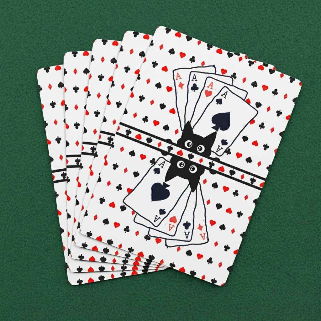 “Purrfect Aces” Cat Poker Playing Cards - Toys & Games, Playing Cards - EpiAl's Shop