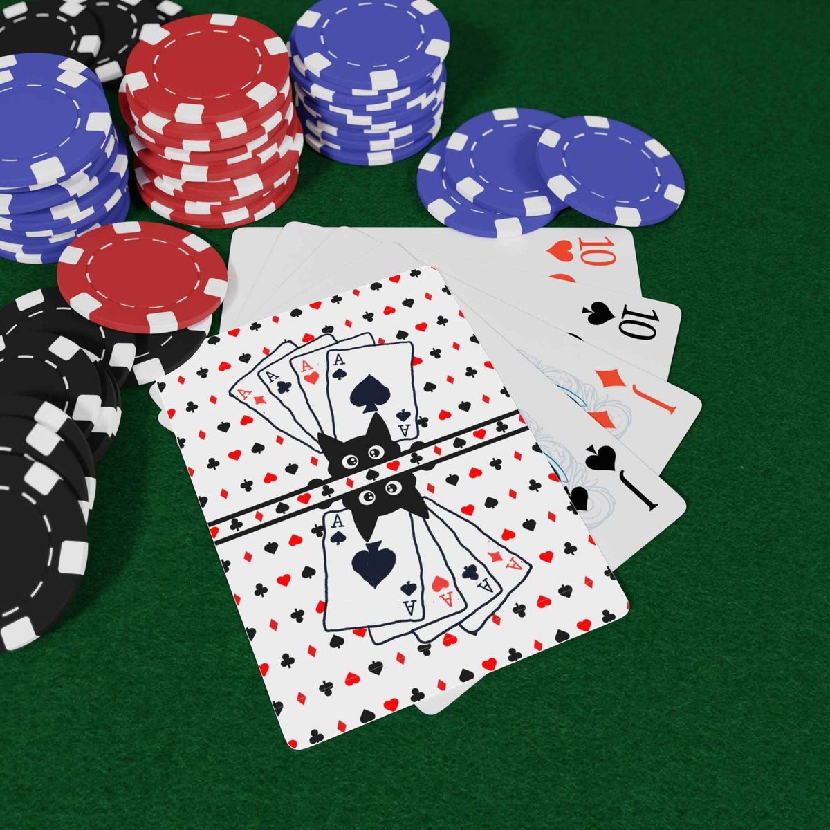 “Purrfect Aces” Cat Poker Playing Cards - Toys & Games, Playing Cards - EpiAl's Shop