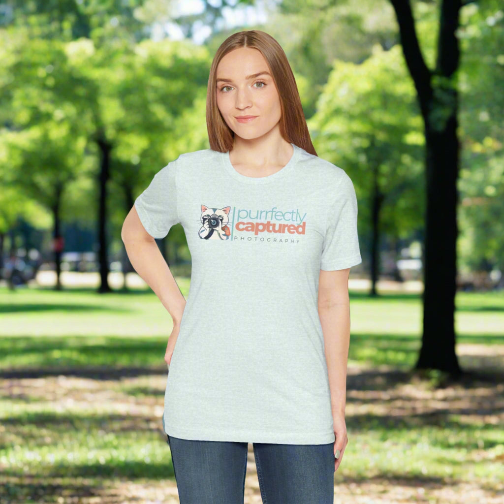Purrfectly Captured Photography Unisex Jersey Short Sleeve Tee - T - Shirt - Epileptic Al’s Shop