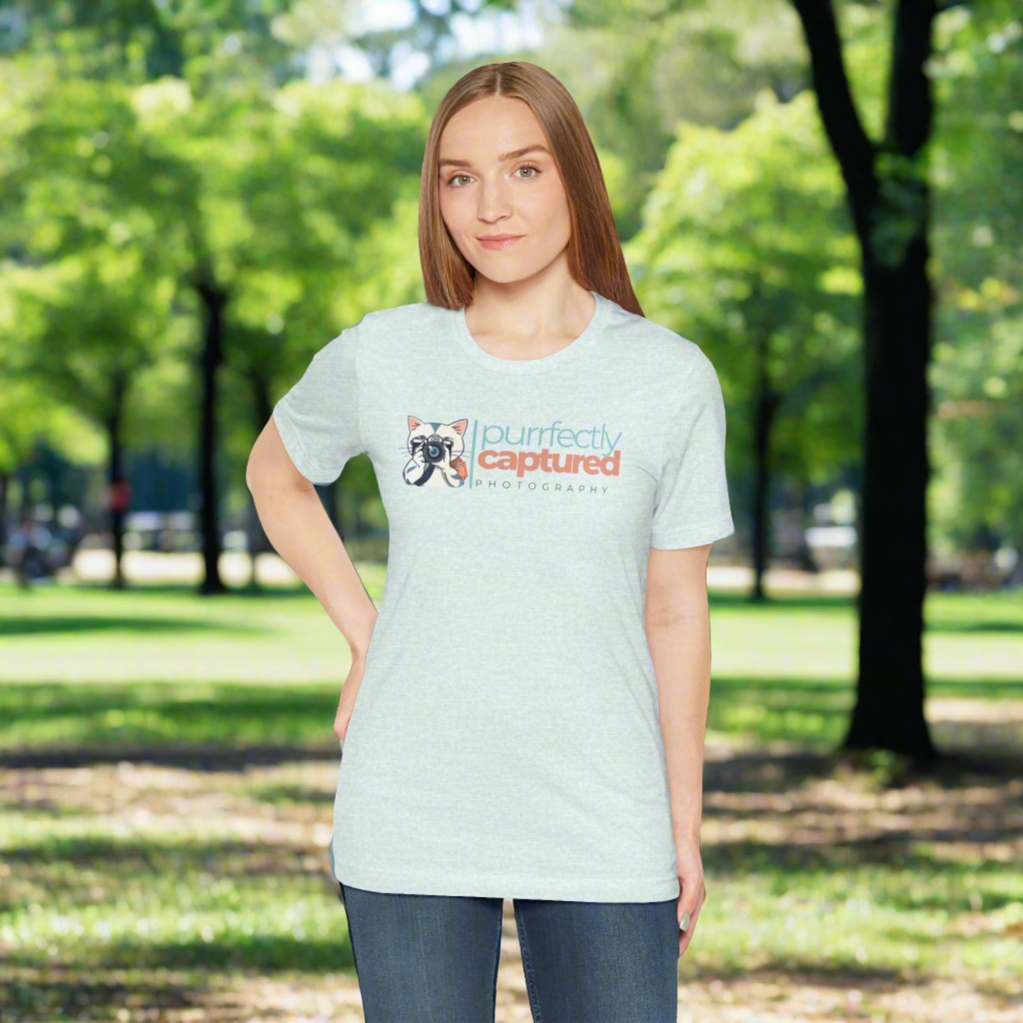 Purrfectly Captured Photography Unisex Jersey Short Sleeve Tee - T - Shirt - Epileptic Al’s Shop