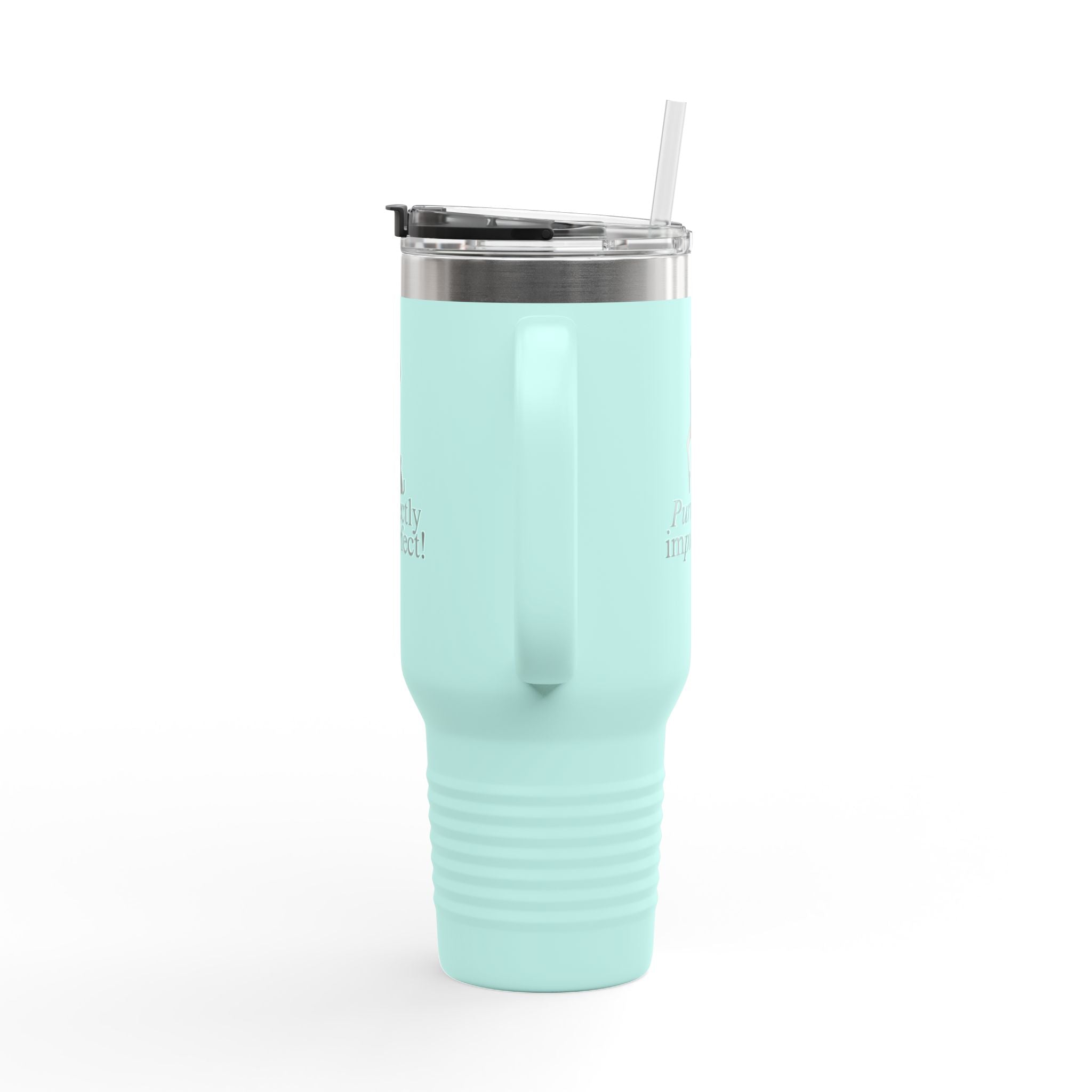 Purrfectly Imperfect Insulated Travel Mug – 40oz for Pet Lovers - Drinkware, Travel Mugs - EpiAl's Shop