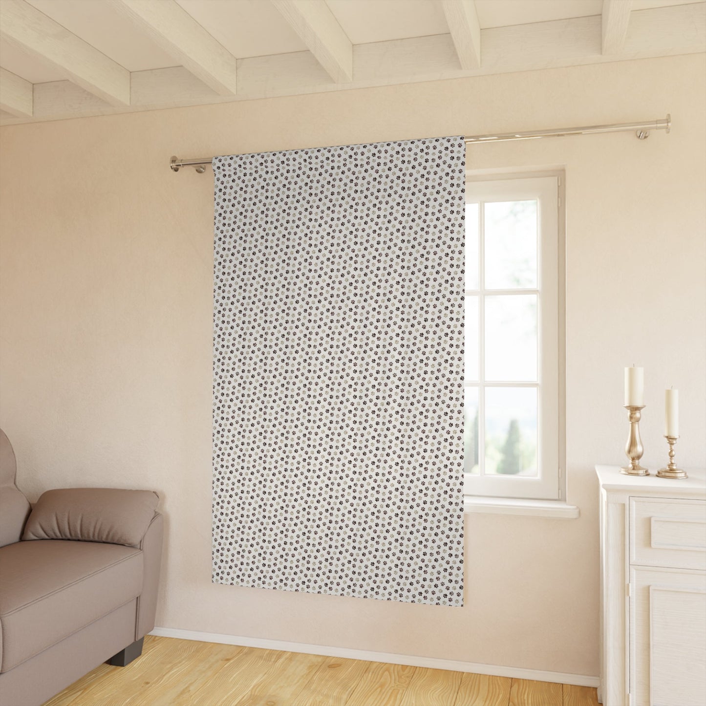 Purrfectly Paws Window Curtains (1 Piece) - Home Decor - Epileptic Al’s Shop