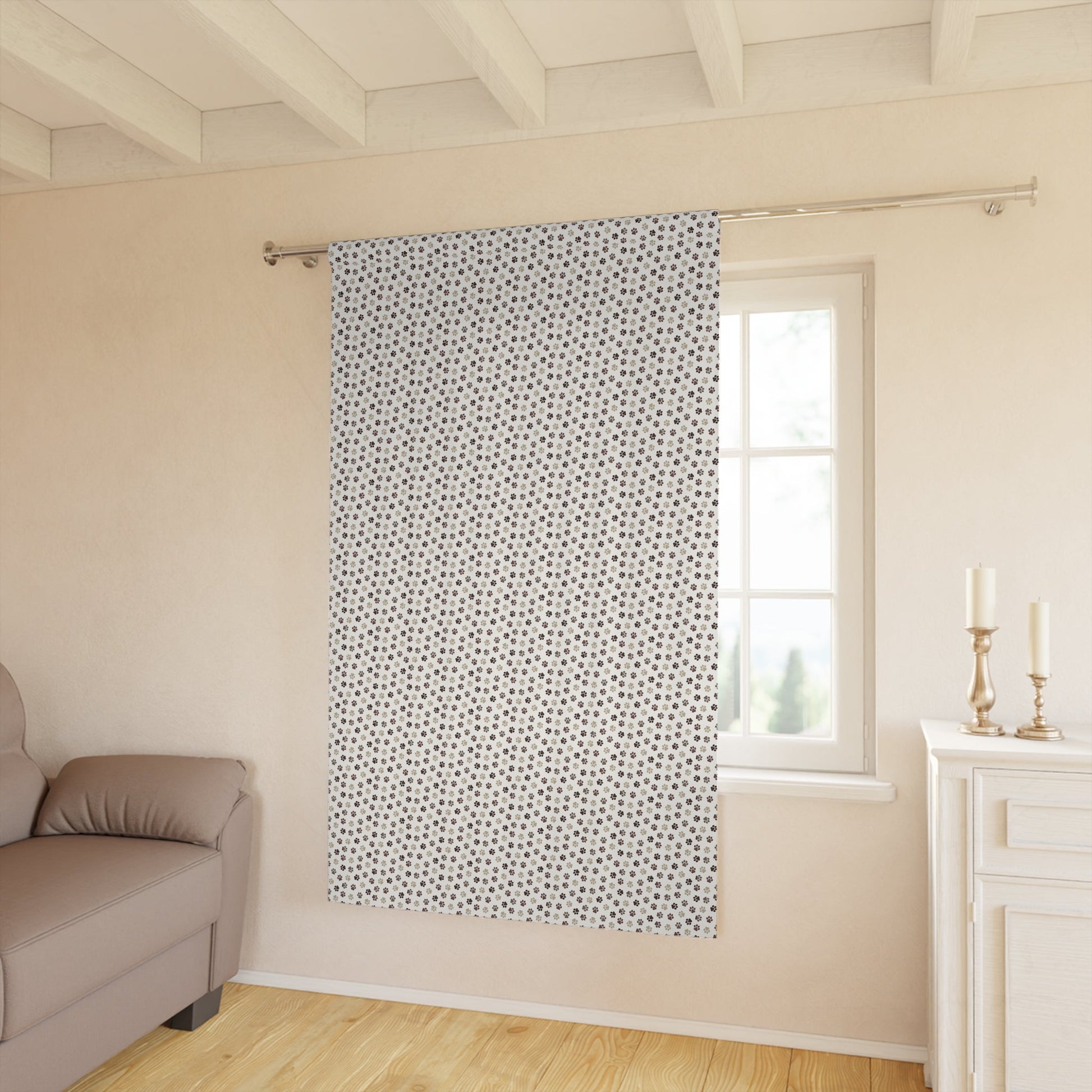Purrfectly Paws Window Curtains (1 Piece) - Home Decor - Epileptic Al’s Shop