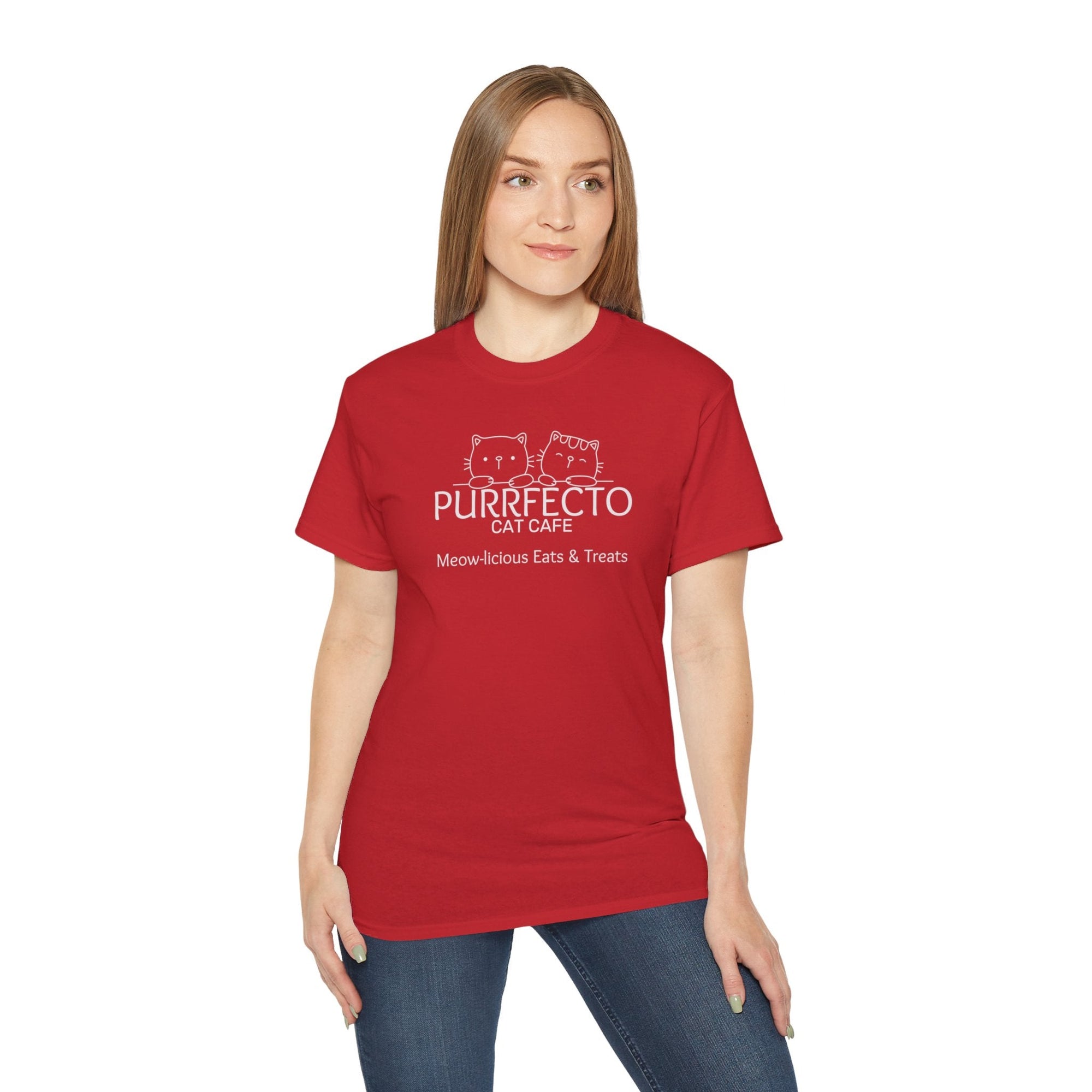 Purrfecto Cafe Unisex Ultra Cotton Tee - T - Shirt - Epileptic Al’s Shop