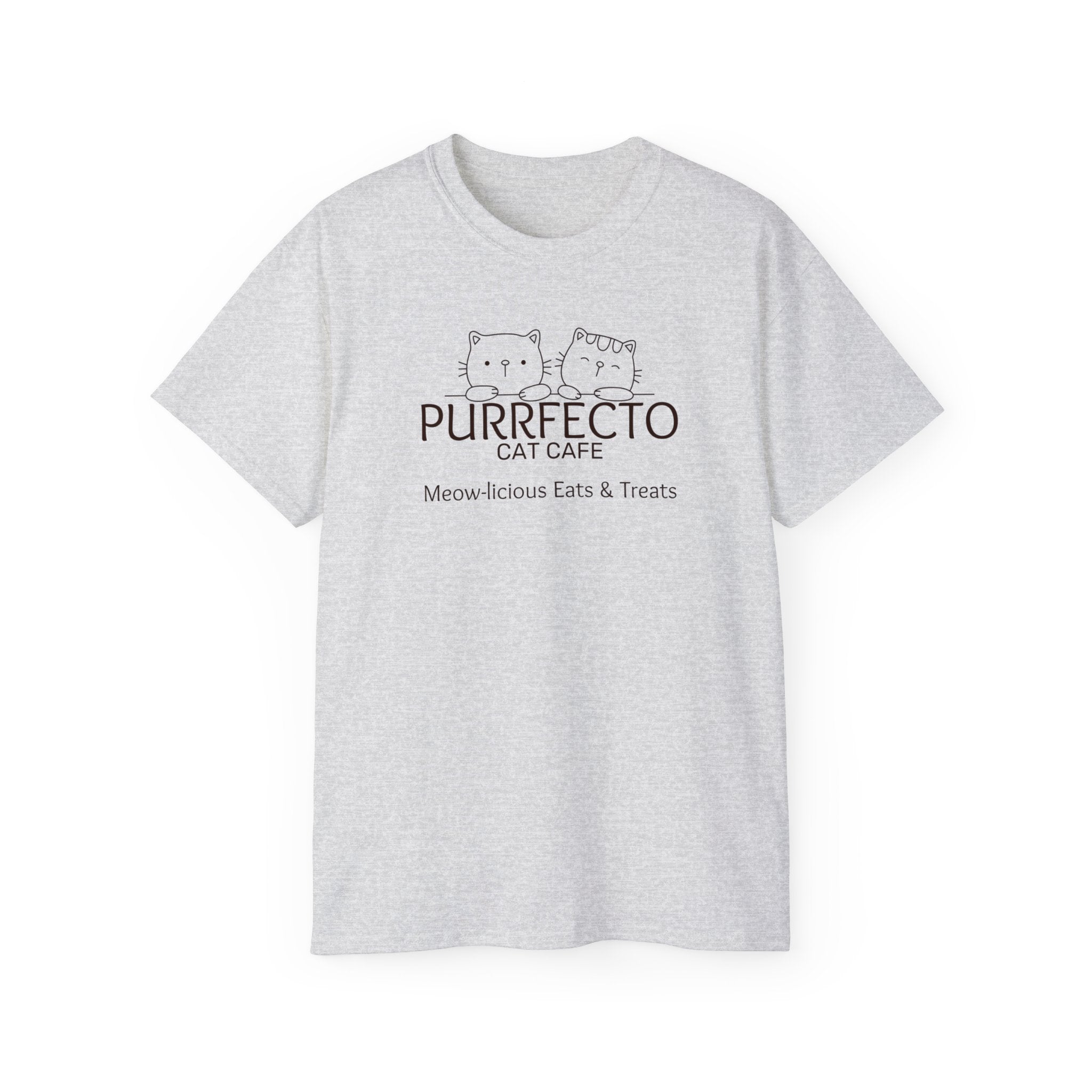 Purrfecto Cafe Unisex Ultra Cotton Tee - EpiAl's Shop