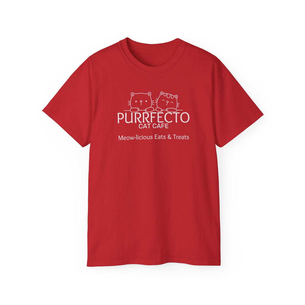 Purrfecto Cafe Unisex Ultra Cotton Tee - T - Shirt - Epileptic Al’s Shop