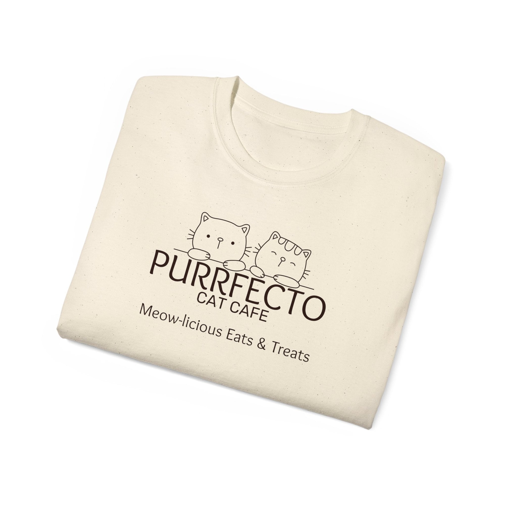Purrfecto Cafe Unisex Ultra Cotton Tee - T - Shirt - Epileptic Al’s Shop