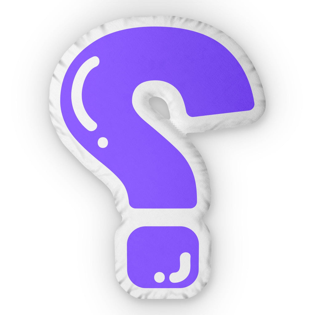 Question Mark Pillow — Sit With It - Decor, Pillows, Shaped - EpiAl's Shop