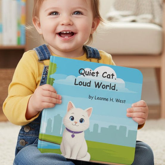 Quiet Cat. Loud World. Board Book for Kids – Calm, Cozy Bedtime Story - Books, Board - EpiAl's Shop