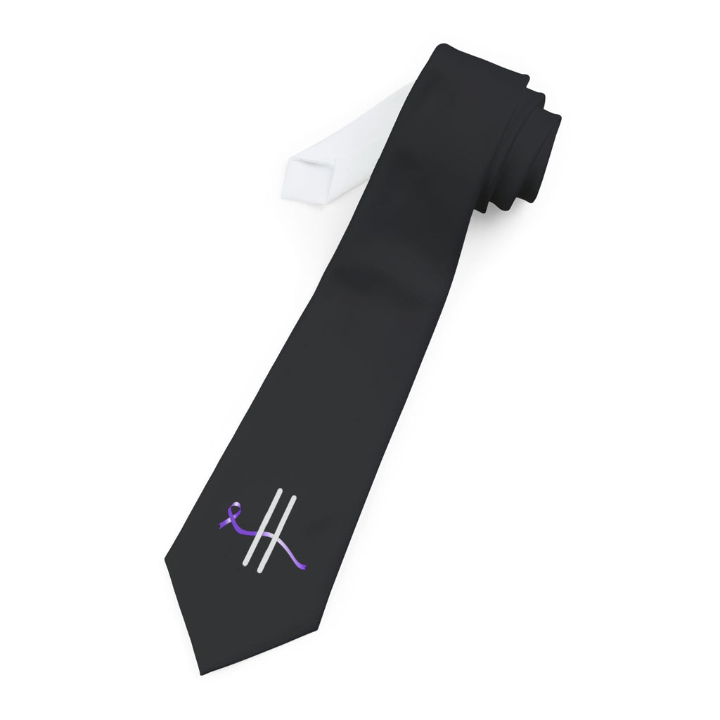 Quiet Signal Epilepsy Awareness Necktie - Clothing, Men, Neckties - EpiAl's Shop