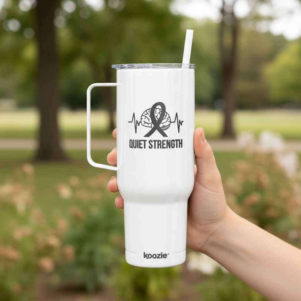 Quiet Strength 40oz Insulated Tumbler - Drinkware, Tumblers & Travel Mugs - EpiAl's Shop