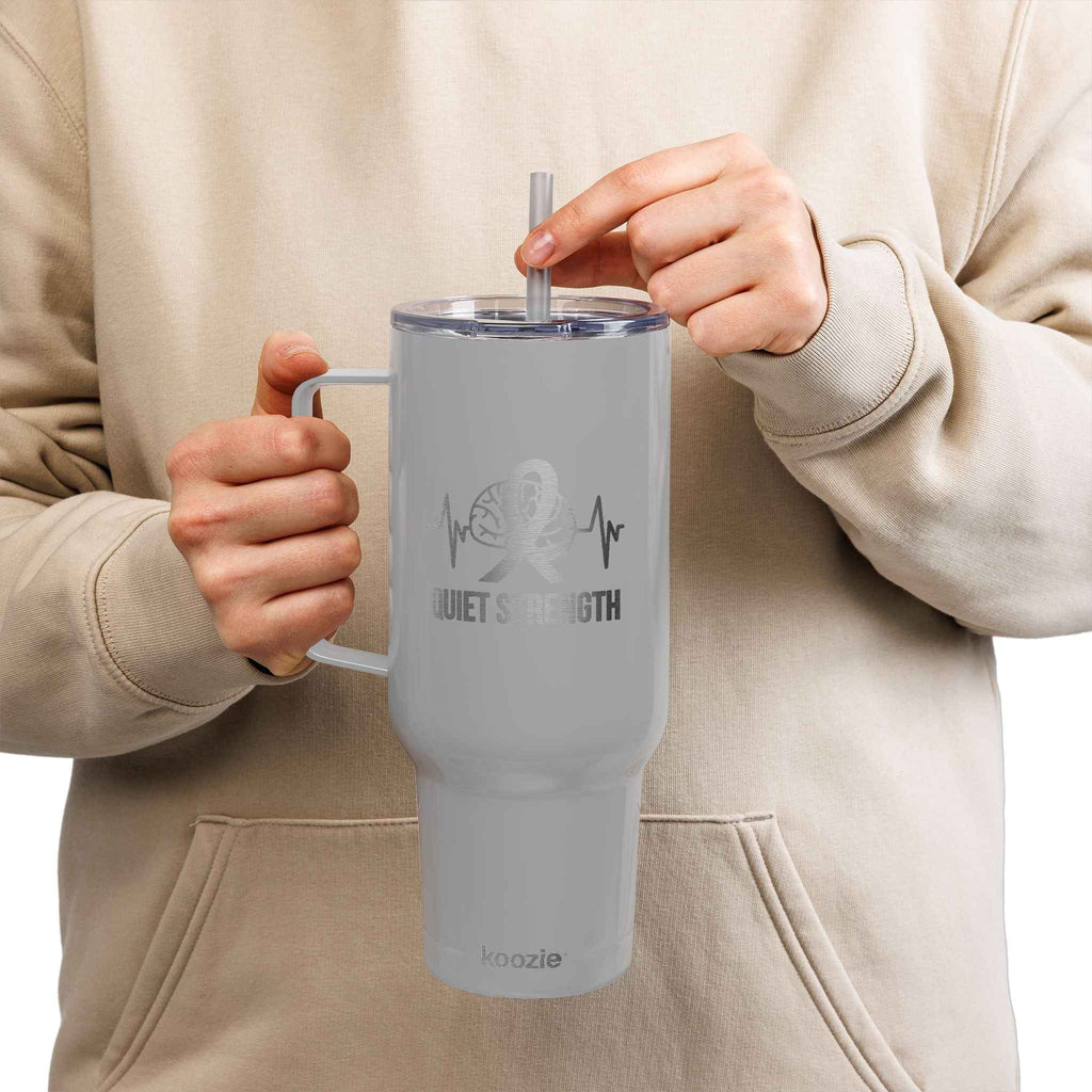 Quiet Strength 40oz Insulated Tumbler - Drinkware, Tumblers & Travel Mugs - EpiAl's Shop