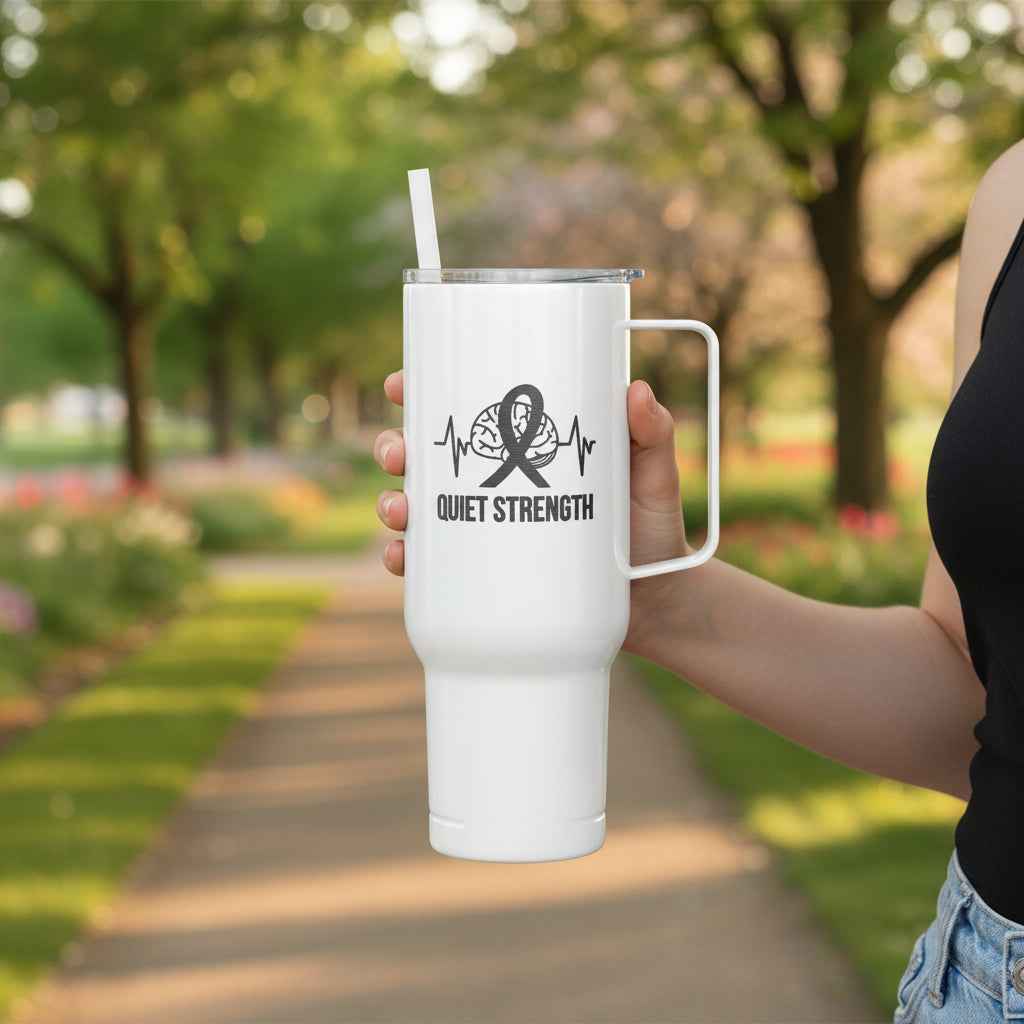 Quiet Strength 40oz Insulated Tumbler - Drinkware, Tumblers & Travel Mugs - EpiAl's Shop