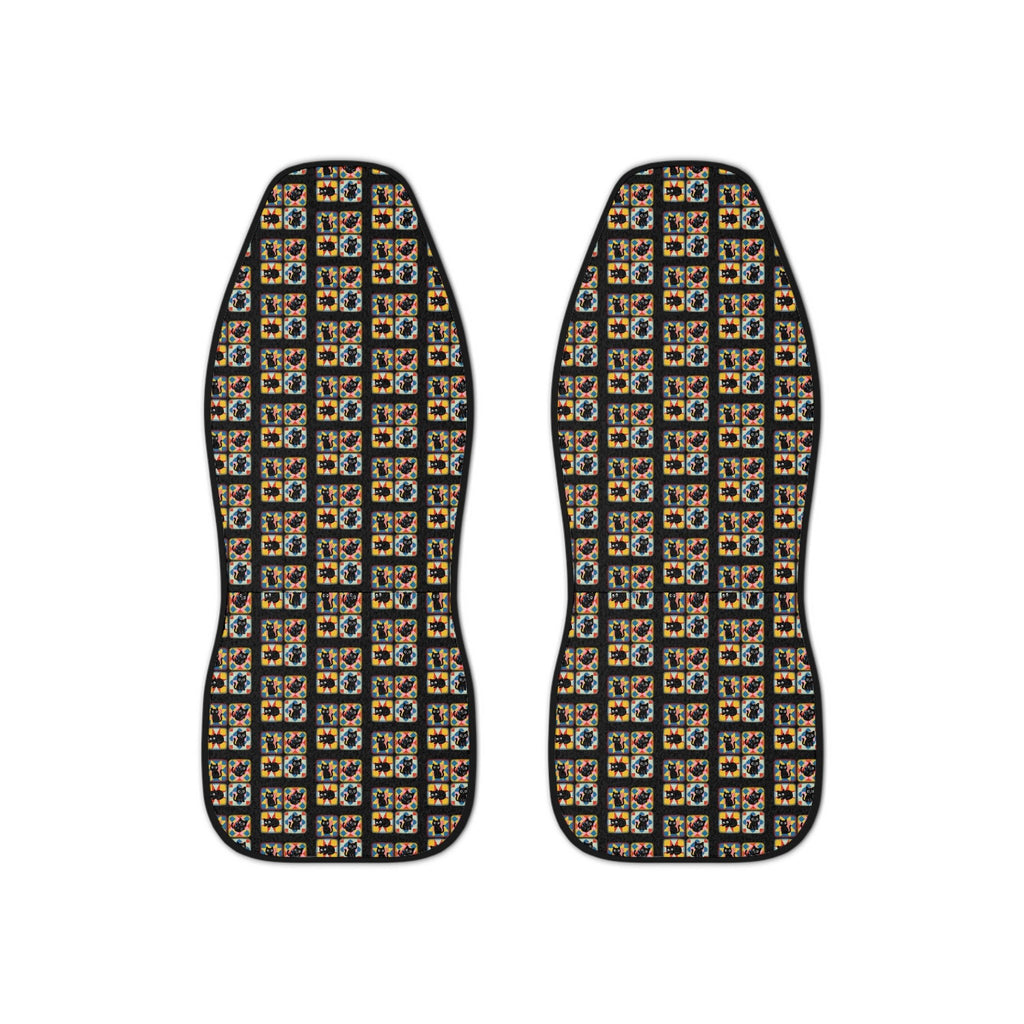Quilted-Looking Cats Car Seat Covers, Set of 2 - Vehicle Seat Covers - EpiAl's Shop