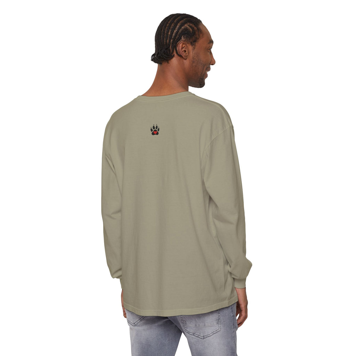 Raccoonnoisseur Garment-Dyed Long Sleeve Shirt | Funny Jimothy Graphic Tee - Clothing, Unisex, T-Shirts, Long-Sleeved - EpiAl's Shop