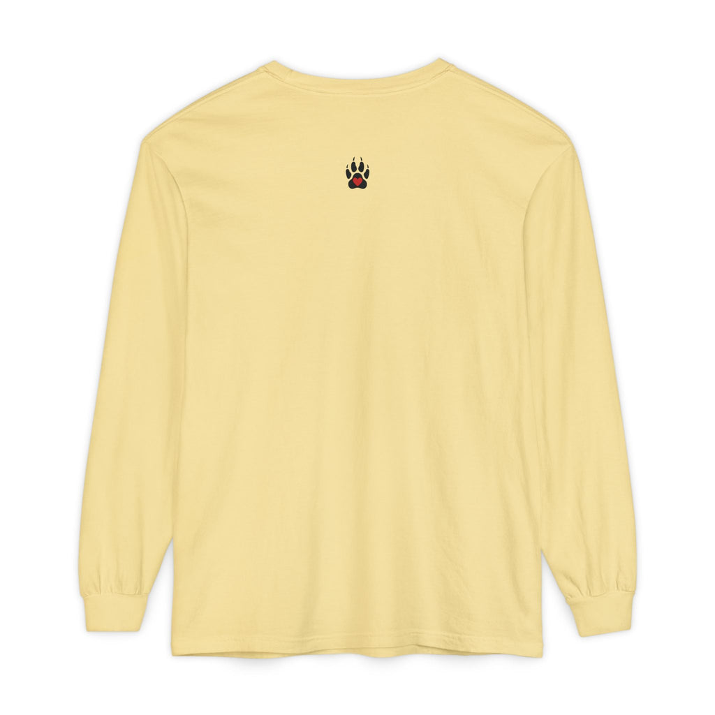 Raccoonnoisseur Garment-Dyed Long Sleeve Shirt | Funny Jimothy Graphic Tee - Clothing, Unisex, T-Shirts, Long-Sleeved - EpiAl's Shop