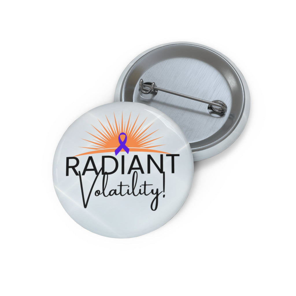Radiant Volatility Pinback Button - Buttons, Pinback - EpiAl's Shop