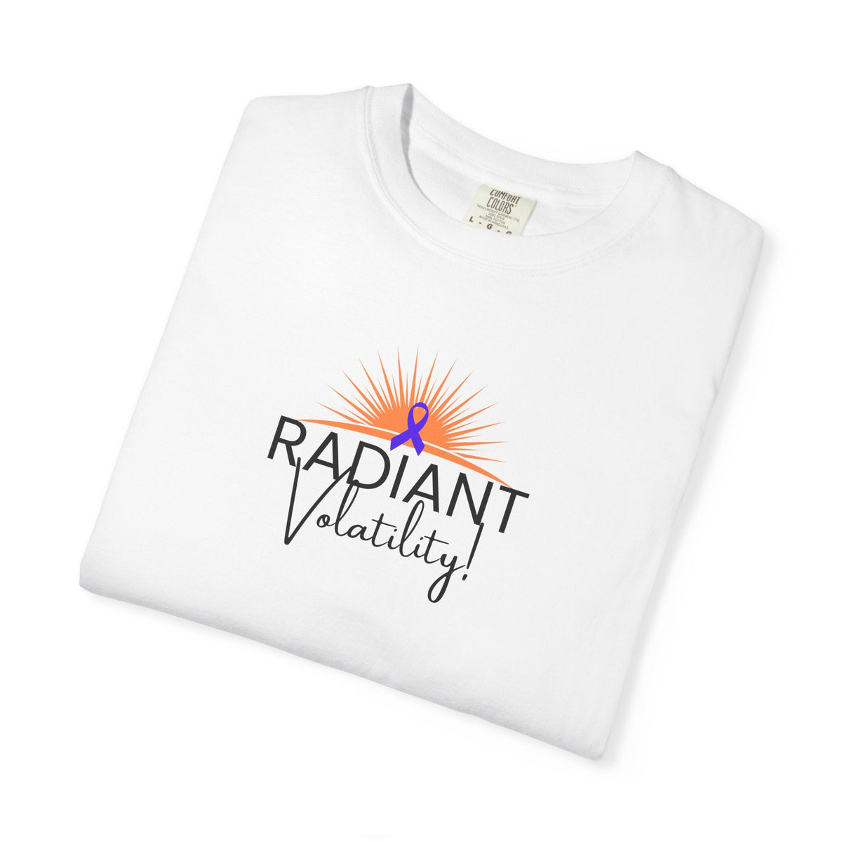 Radiant Volatility Unisex T-Shirt – Epilepsy Awareness Purple Ribbon Tee - Clothing, Women, T-Shirts - EpiAl's Shop