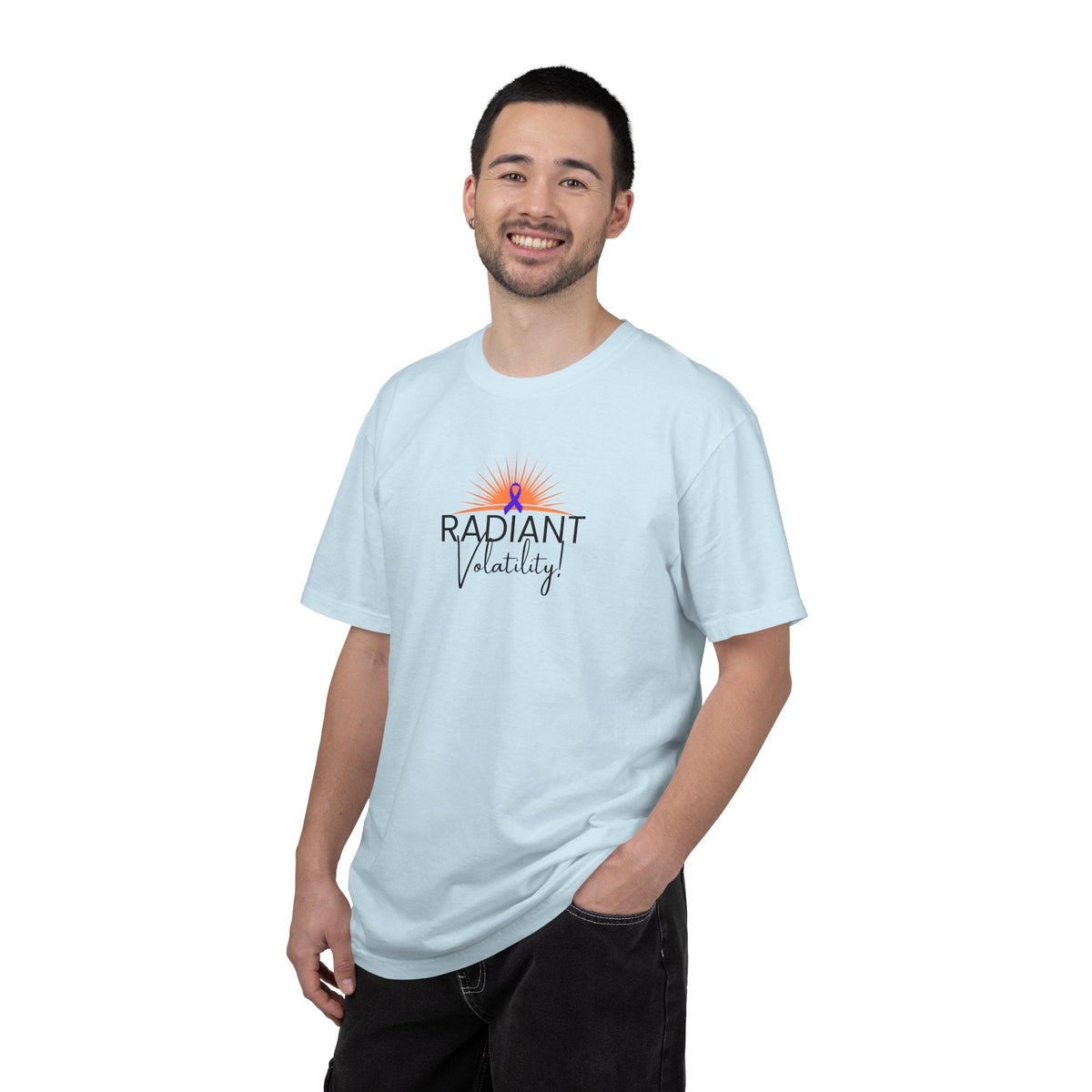 Radiant Volatility Unisex T-Shirt – Epilepsy Awareness Purple Ribbon Tee - Clothing, Women, T-Shirts - EpiAl's Shop