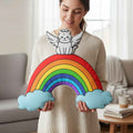 Rainbow Bridge Cat Pillow – Angel Kitty Keepsake Cushion - Decor, Pillows, Shaped - EpiAl's Shop