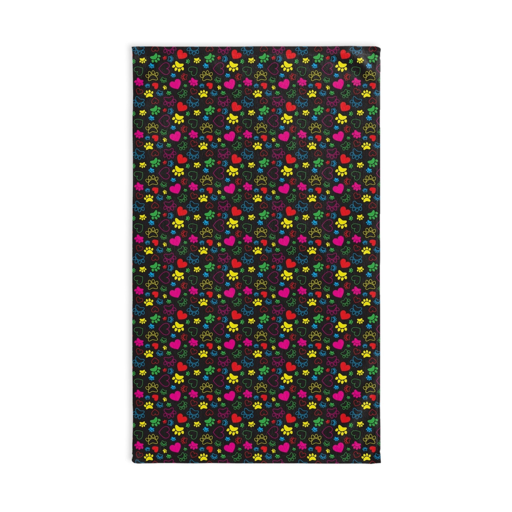 Rainbow Paw Hand Towel - Home Decor - Epileptic Al’s Shop