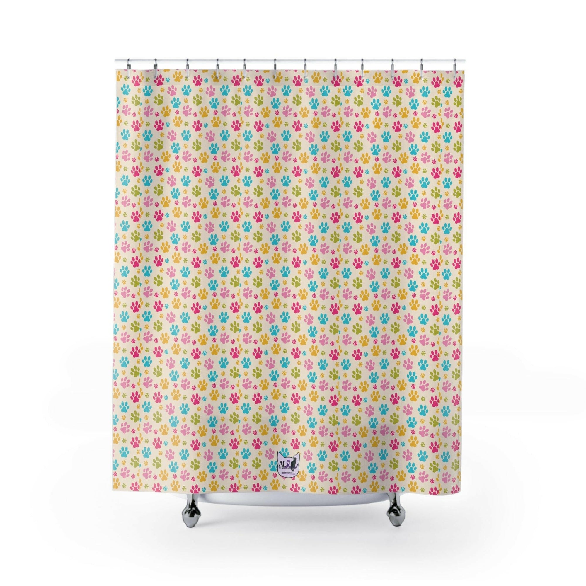 Rainbow Paws Shower Curtains - Home Decor - Epileptic Al’s Shop
