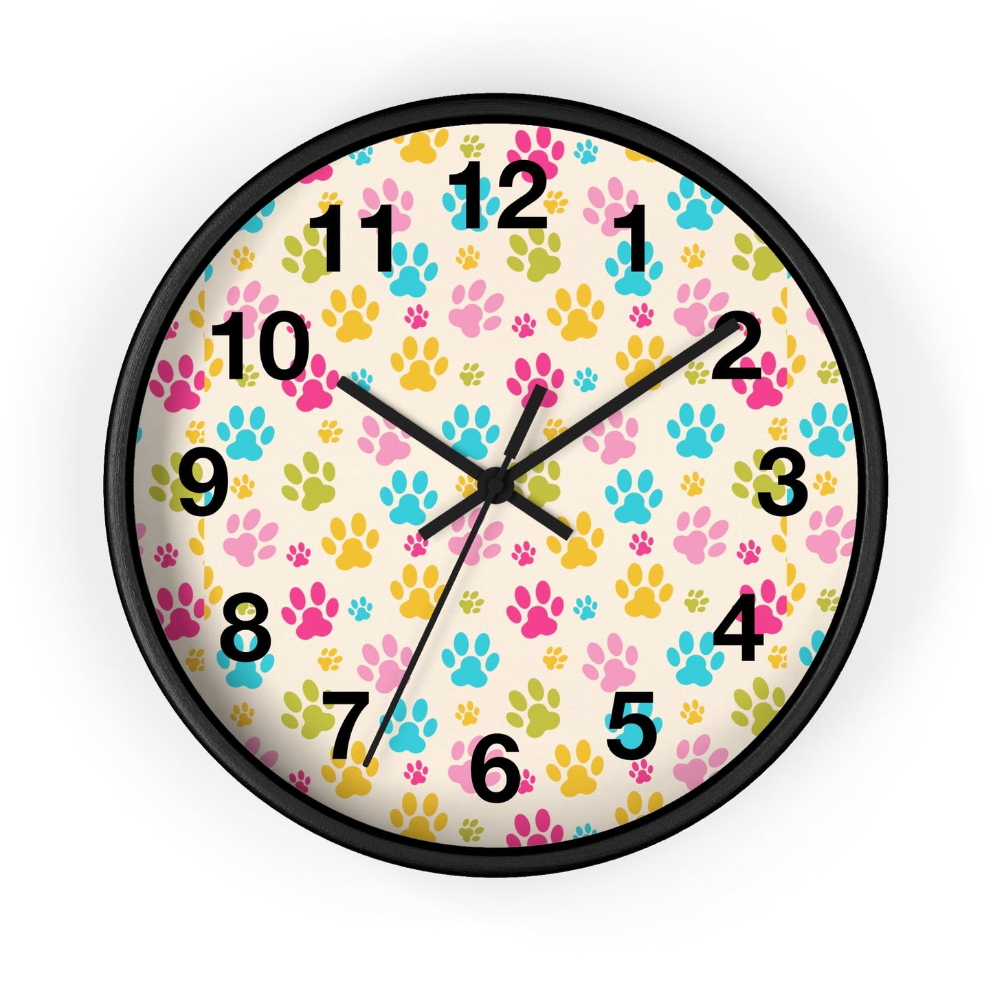 Rainbow Paws Wall Clock - Home Decor - Epileptic Al’s Shop