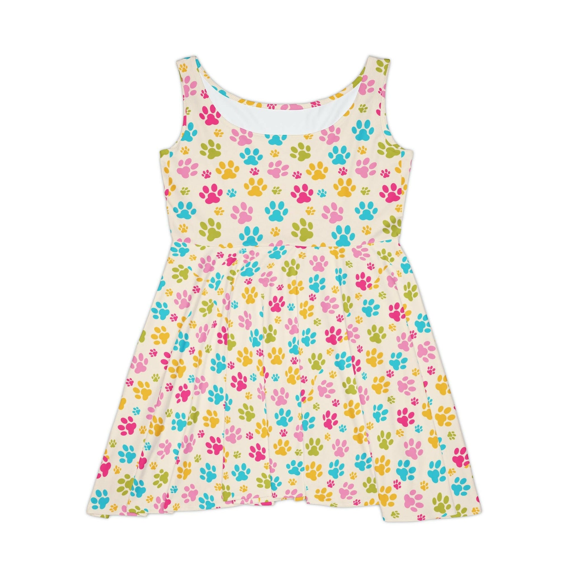 Rainbow Paws Women's Skater Dress - All Over Prints - Epileptic Al’s Shop