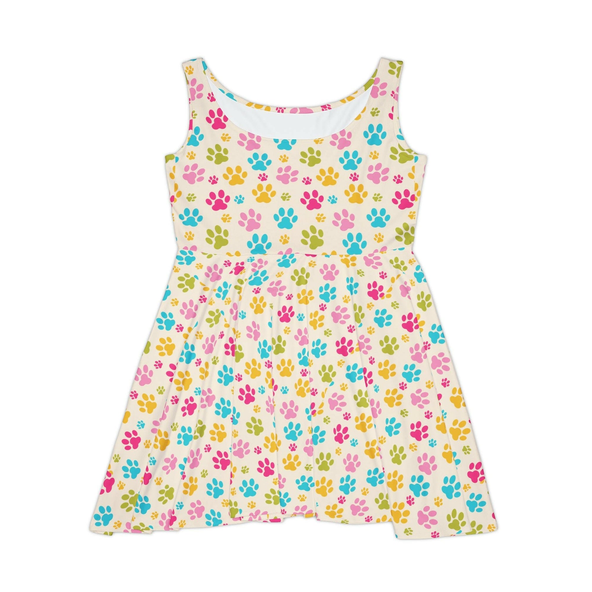 Rainbow Paws Women's Skater Dress - All Over Prints - Epileptic Al’s Shop