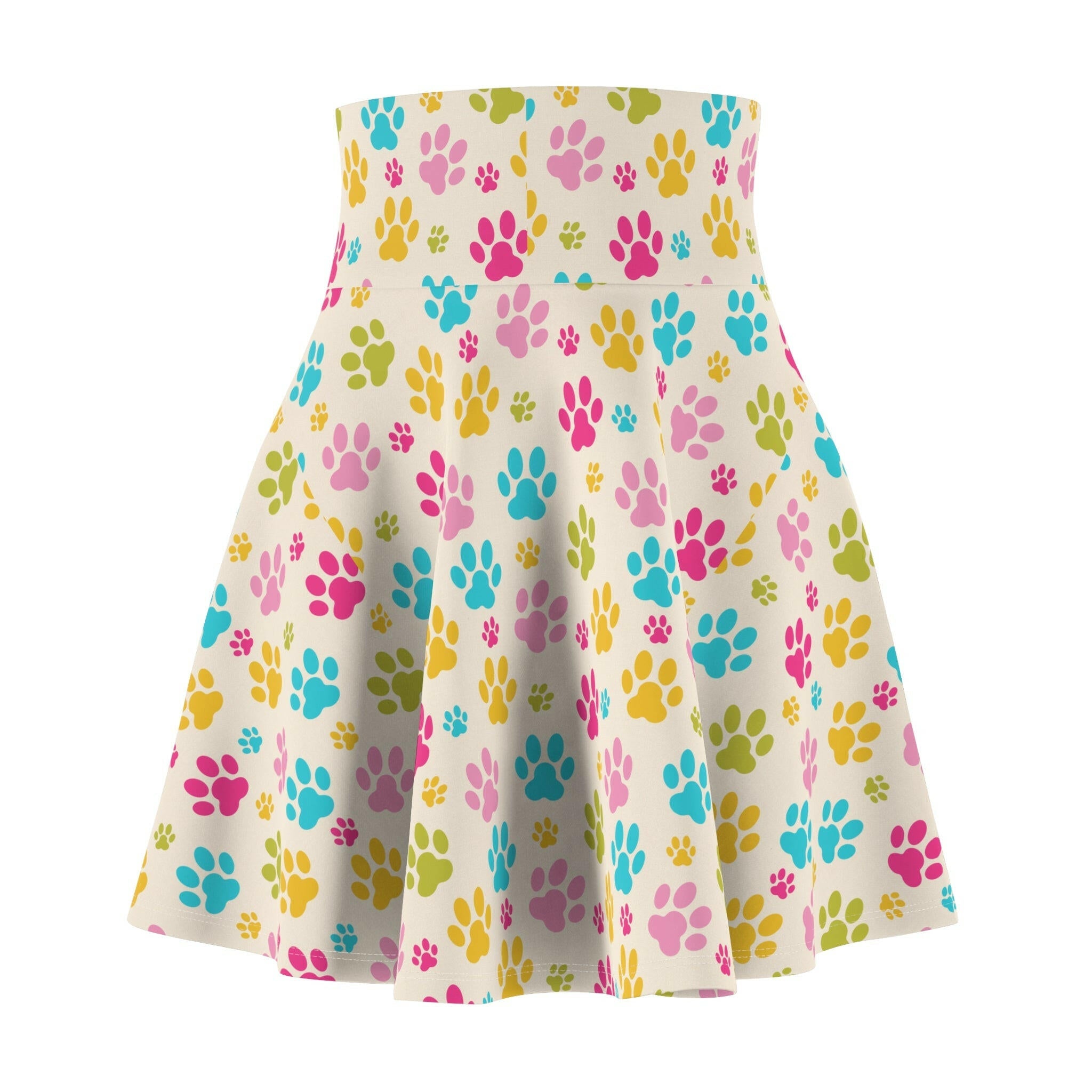 Rainbow Paws Women's Skater Skirt - EpiAl's Shop